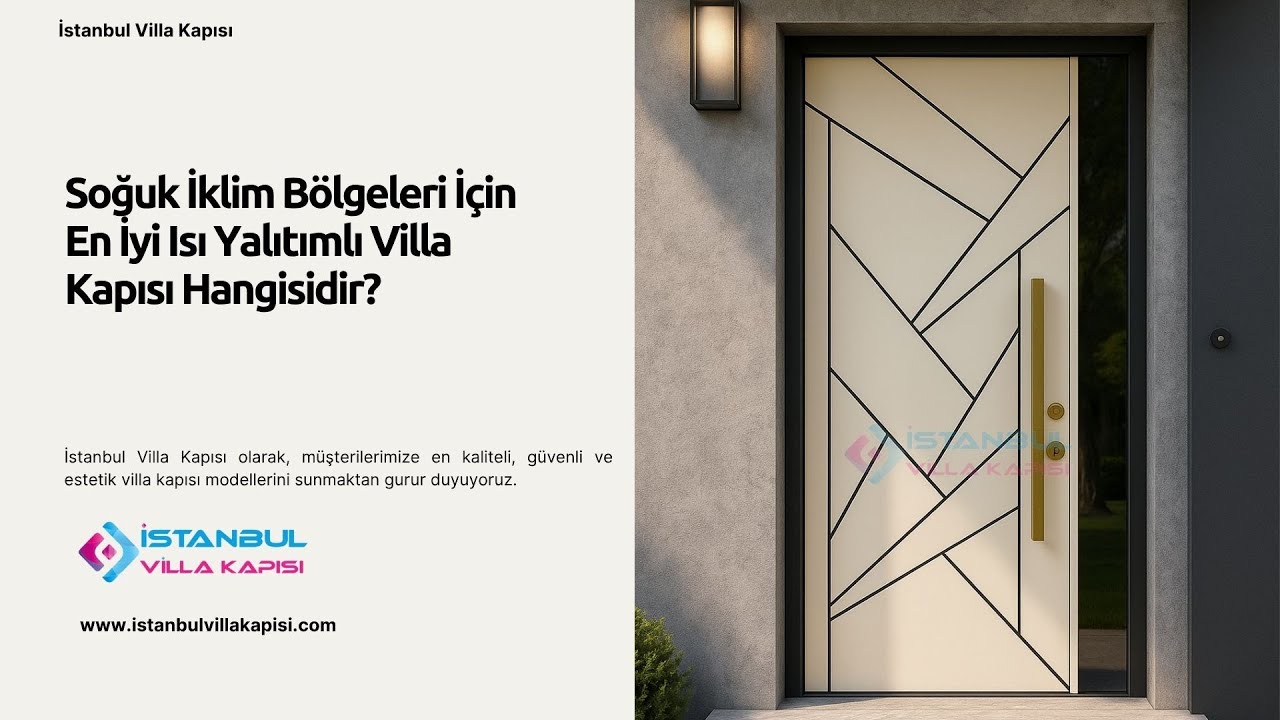 Soğuk İklim Bölgeleri İçin En İyi Isı Yalıtımlı Villa Kapısı Hangisidir? #celikkapi #villakapisi