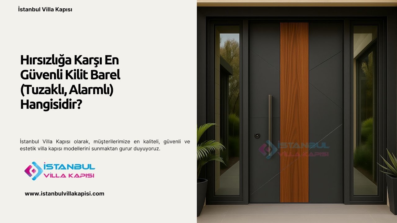 Hırsızlığa Karşı En Güvenli Kilit Barel Hangisidir? #celikkapi #villakapisi #interiordesign #decor