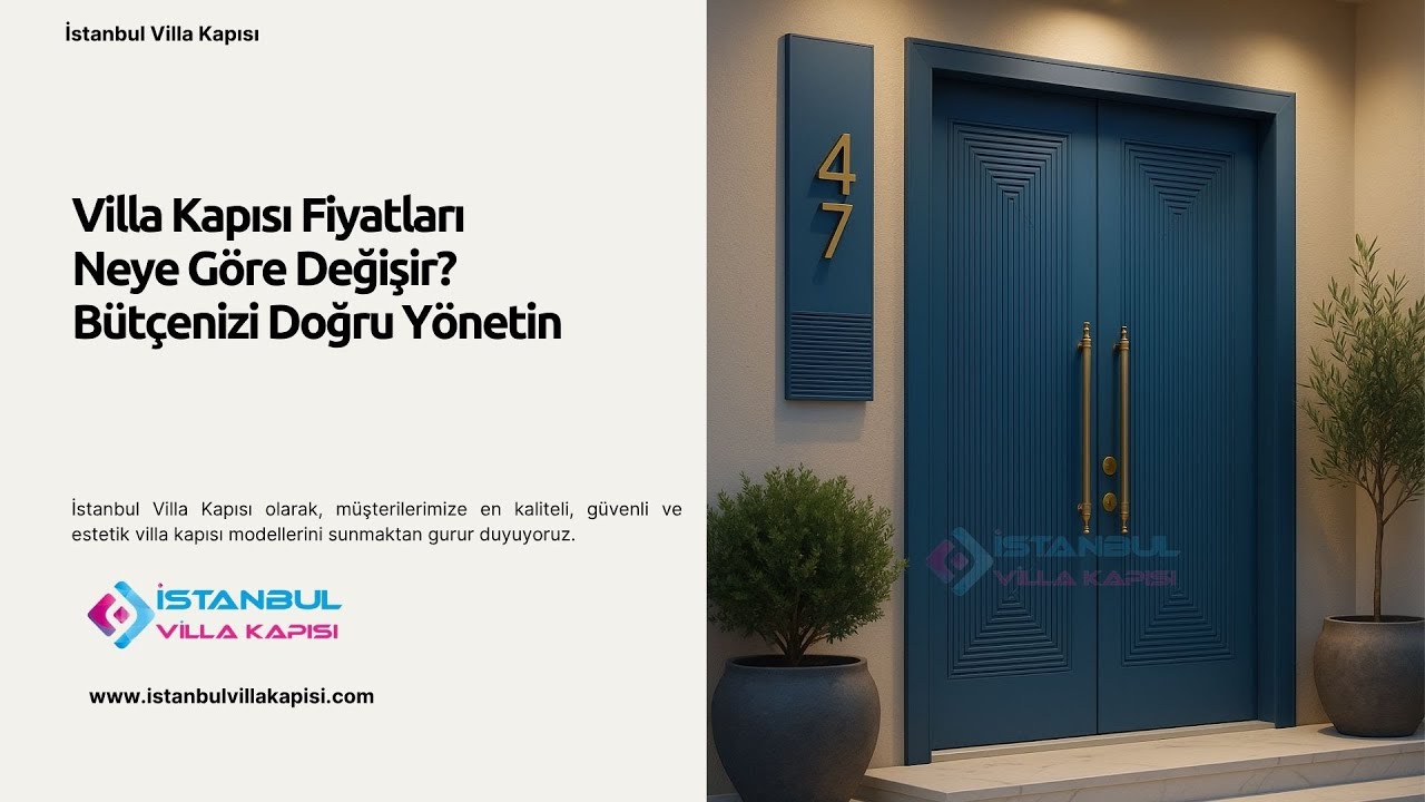 Villa Kapısı Fiyatları Neye Göre Değişir? Bütçenizi Doğru Yönetin #celikkapi #villakapisi #decor