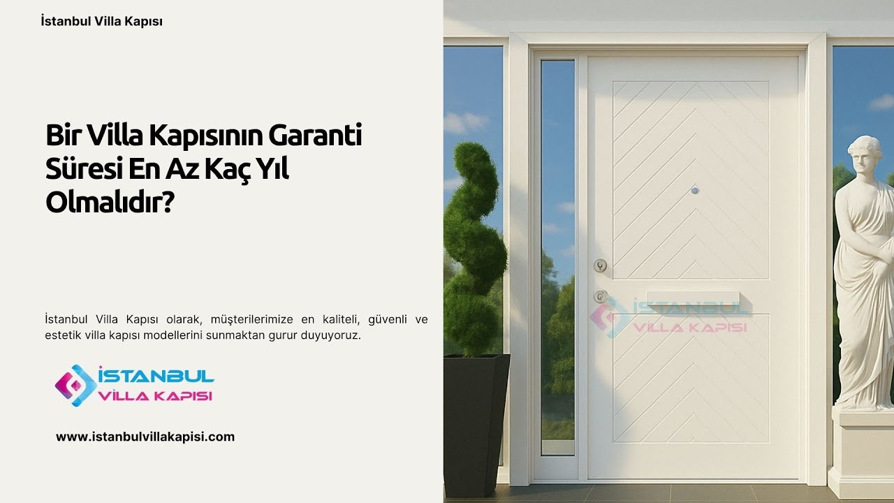 Bir Villa Kapısının Garanti Süresi En Az Kaç Yıl Olmalıdır? #celikkapi #villakapisi #interiordesign