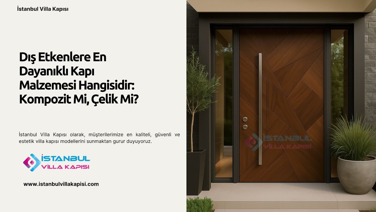 🌧️ Güneş, Yağmur, Nem, Don: Dış Etkenlere Karşı Hangi Malzeme Daha Güçlü? #celikkapi #villakapisi