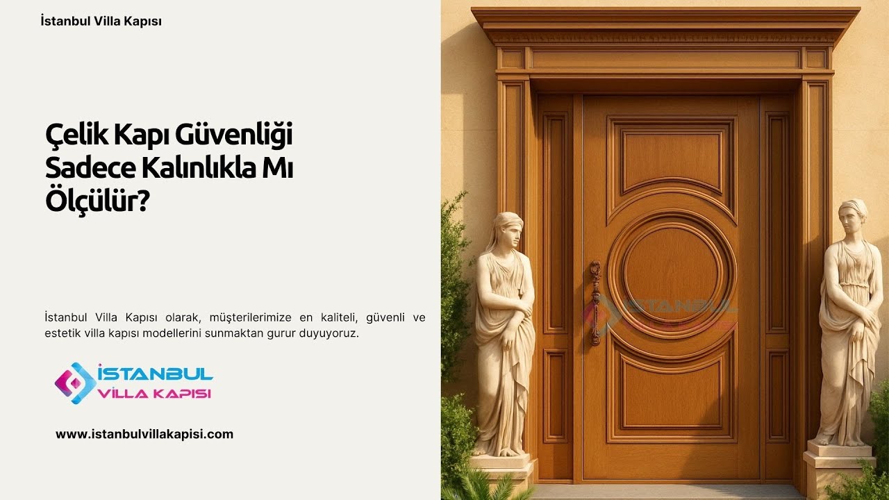 Çelik Kapı Güvenliği Sadece Kalınlıkla Mı Ölçülür? #celikkapi #villakapisi #interiordesign #decor