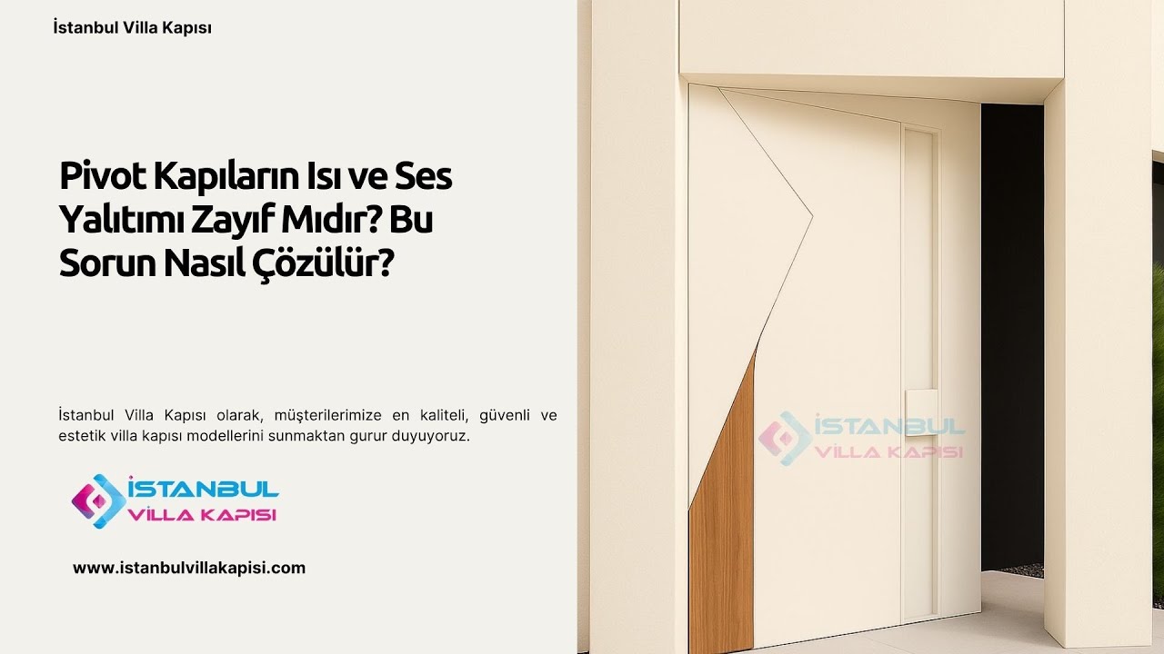 Pivot Kapıların Isı ve Ses Yalıtımı Zayıf Mıdır? Bu Sorun Nasıl Çözülür? #celikkapi #villakapisi