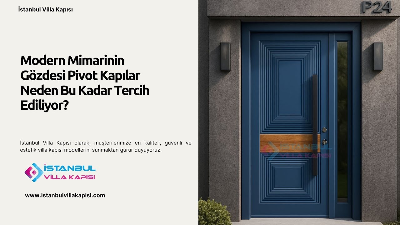 Modern Mimarinin Gözdesi Pivot Kapılar Neden Bu Kadar Tercih Ediliyor? #celikkapi #villakapisi