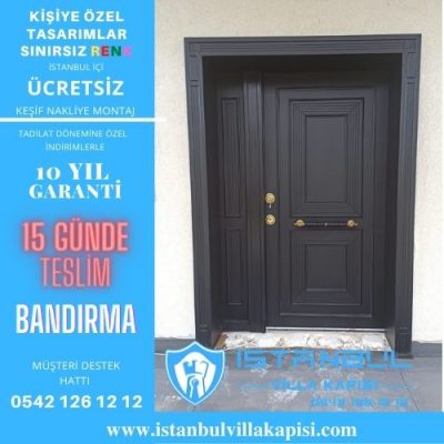 Bandırma Villa Kapısı Modelleri Dış Etkenlere Dayanıklı Ölçüye Özel Üretim Kompozit Kompak Villa Kapıları