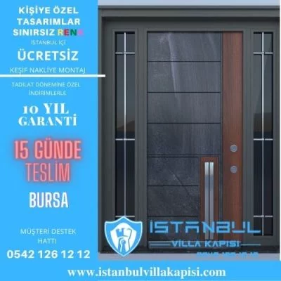 Bursa Villa Kapısı Modelleri Çelik Kapı Kompozit Villa Giriş Kapısı Modelleri