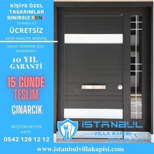Çınarcık Villa Kapısı Çelik Kapı İstanbul Villa Kapısı Modelleri