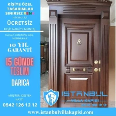 Darıca Villa Kapısı Çelik Kapı İstanbul Villa Kapısı Modelleri