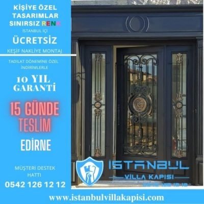 Edirne Villa Kapısı Modelleri İstanbul Villa Kapısı Çelik Kapı