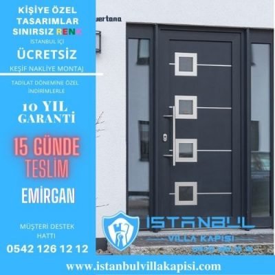 Emirgan Villa Kapısı Modelleri İstanbul Villa Kapısı Kompozit Çelik Kapı
