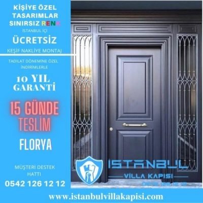 Florya Villa Kapısı Modelleri İstanbul Villa Kapısı Kompozit Çelik Kapı