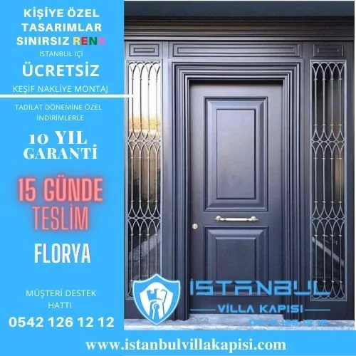 Florya Villa Kapısı Modelleri İstanbul Villa Kapısı Kompozit Çelik Kapı