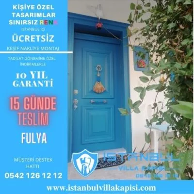 Fulya Villa Kapısı Modelleri İstanbul Villa Kapısı Kompozit Çelik Kapı