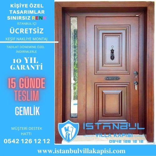 Gemlik Villa Kapısı Modelleri İstanbul Villa Kapısı Kompozit Çelik Kapı