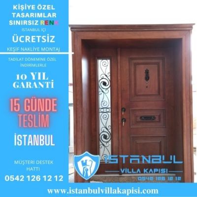 İstanbul Villa Kapısı Modelleri İstanbul Villa Kapısı Kompozit Çelik Kapı