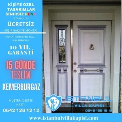 Kemerburgaz Villa Kapısı Modelleri İstanbul Villa Kapısı Kompozit Çelik Kapı