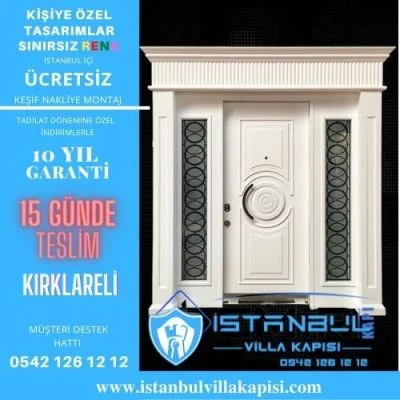 Kırklareli Villa Kapısı Modelleri İstanbul Villa Kapısı Kompozit Çelik Kapı