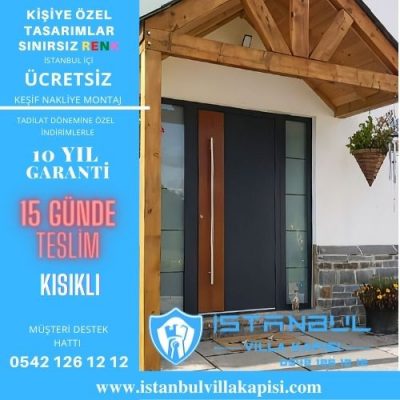 Kısıklı Villa Kapısı Modelleri İstanbul Villa Kapısı Kompozit Çelik Kapı