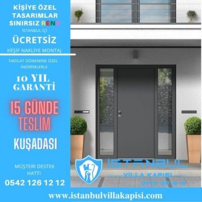 Kuşadası Villa Kapısı Modelleri İstanbul Villa Kapısı Kompozit Çelik Kapı