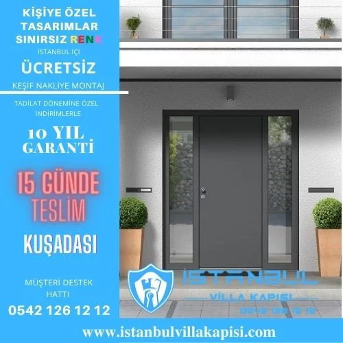Kuşadası Villa Kapısı Modelleri İstanbul Villa Kapısı Kompozit Çelik Kapı