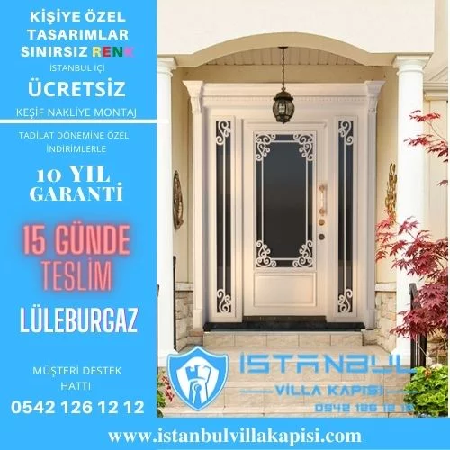 Lüleburgaz Villa Kapısı Modelleri İstanbul Villa Kapısı Kompozit Çelik Kapı
