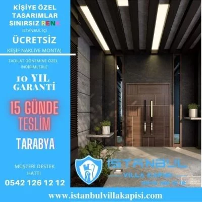 Tarabya Villa Kapısı Modelleri İstanbul Villa Kapısı Kompozit Çelik Kapı