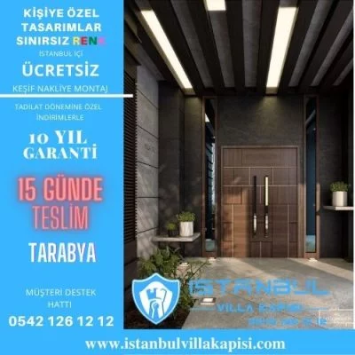 Tarabya Villa Kapısı Modelleri 1 Tarabya Villa Kapısı Modelleri İstanbul Villa Kapısı Kompozit Çelik Kapı