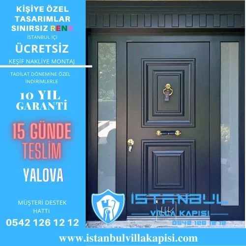 Yalova Villa Kapısı Modelleri İstanbul Villa Kapısı Kompozit Çelik Kapı