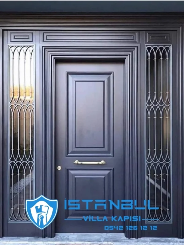 istanbul villa kapısı ahşap özel üretim villa kapısı steel doors haüsturen çelik kapı villa giriş kapısı camlı kapı modelleri kompozit villa kapısı