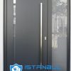 Istanbul Villa Kapısı Antrasit Kompozit Özel Üretim Villa Kapısı Steel Doors Haüsturen Çelik Kapı Villa Giriş Kapısı Camlı Kapı Modelleri Kompozit Villa Kapısı