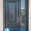 Istanbul Villa Kapısı Antrasit Özel Üretim Villa Kapısı Steel Doors Haüsturen Çelik Kapı Villa Giriş Kapısı Camlı Kapı Modelleri Kompozit Villa Kapısı