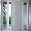 Istanbul Villa Kapısı Beyaz Kompak Özel Üretim Villa Kapısı Steel Doors Haüsturen Çelik Kapı Villa Giriş Kapısı Camlı Kapı Modelleri Kompozit Villa Kapısı