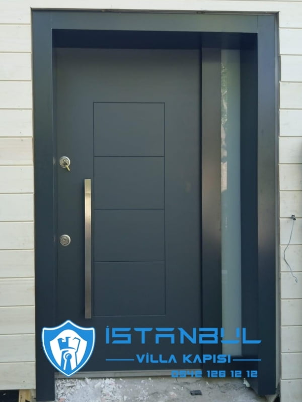 istanbul villa kapısı camlı kompozit özel üretim villa kapısı steel doors haüsturen çelik kapı villa giriş kapısı camlı kapı modelleri kompozit villa kapısı