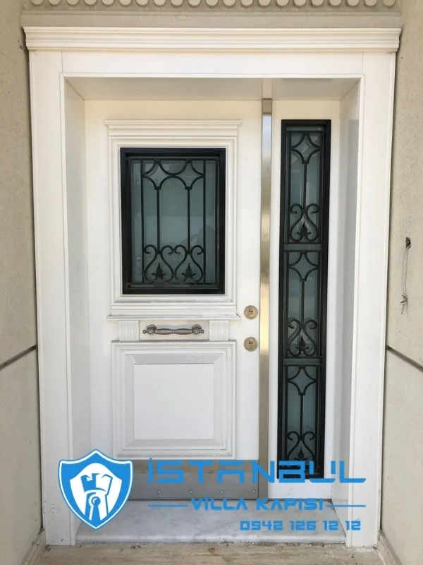 istanbul villa kapısı camlı özel üretim villa kapısı steel doors haüsturen çelik kapı villa giriş kapısı camlı kapı modelleri kompozit villa kapısı