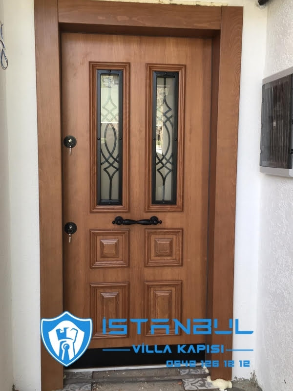 istanbul villa kapısı camlı tek kanat özel üretim villa kapısı steel doors haüsturen çelik kapı villa giriş kapısı camlı kapı modelleri kompozit villa kapısı