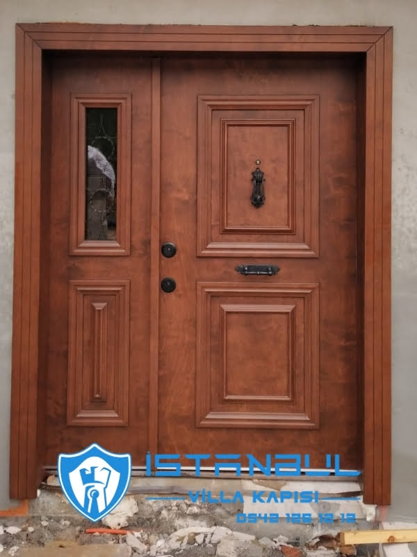 istanbul villa kapısı ceviz özel üretim villa kapısı steel doors haüsturen çelik kapı villa giriş kapısı camlı kapı modelleri kompozit villa kapısı
