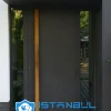 Istanbul Villa Kapısı Gri Kompozit Özel Üretim Villa Kapısı Steel Doors Haüsturen Çelik Kapı Villa Giriş Kapısı Camlı Kapı Modelleri Kompozit Villa Kapısı