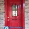 Istanbul Villa Kapısı Kırmızı Red Özel Üretim Villa Kapısı Steel Doors Haüsturen Çelik Kapı Villa Giriş Kapısı Camlı Kapı Modelleri Kompozit Villa Kapısı