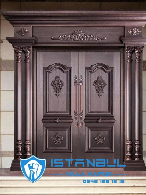 istanbul villa kapısı lüks özel üretim villa kapısı steel doors haüsturen çelik kapı villa giriş kapısı camlı kapı modelleri kompozit villa kapısı