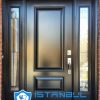 Istanbul Villa Kapısı Siyah Özel Üretim Villa Kapısı Steel Doors Haüsturen Çelik Kapı Villa Giriş Kapısı Camlı Kapı Modelleri Kompozit Villa Kapısı