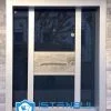Istanbul Villa Kapısı Taş Desenli Özel Üretim Villa Kapısı Steel Doors Haüsturen Çelik Kapı Villa Giriş Kapısı Camlı Kapı Modelleri Kompozit Villa Kapısı