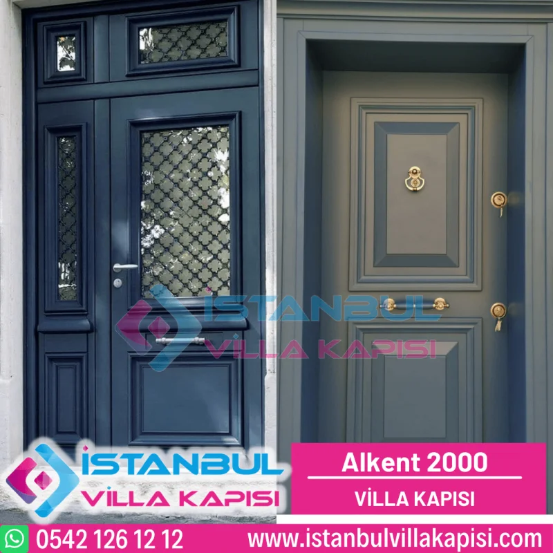 Alkent 2000 Villa Kapısı Modelleri Fiyatları Haustüren Entrance Doors Steel Doors İstanbul Villa Kapısı