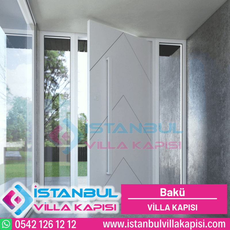 Bakü Villa Kapısı Modelleri Fiyatları Haustüren Entrance Doors Steel Doors İstanbul Villa Kapısı