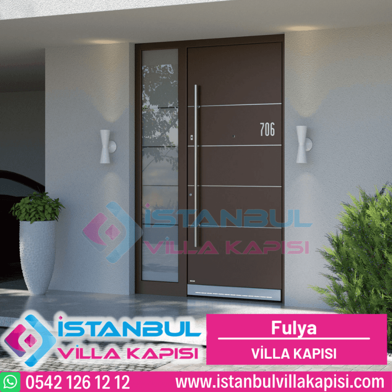 Fulya Villa Kapısı Modelleri Fiyatları Haustüren Entrance Doors Steel Doors İstanbul Villa Kapısı