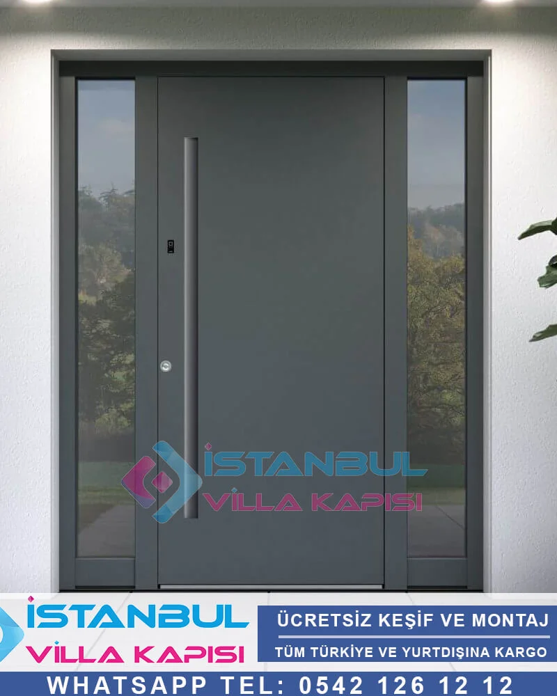 Antrasit Gri 7016 Villa Kapıları