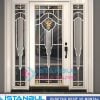 Beyaz Ferforjeli Çelik Villa Kapısı Modelleri Fiyatları