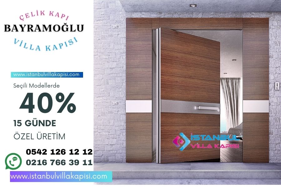 Bayramoğlu Çelik Villa Kapısı Fiyatları Modelleri 1 Bayramoğlu-Villa-Kapisi-Modelleri-Fiyatlari-Dis-Iklim-Kapi Kopyası (2)