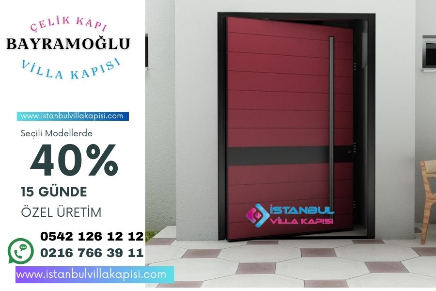 Bayramoğlu Çelik Villa Kapısı Fiyatları Modelleri 3 Bayramoğlu-Villa-Kapisi-Modelleri-Fiyatlari-Dis-Iklim-Kapi Kopyası