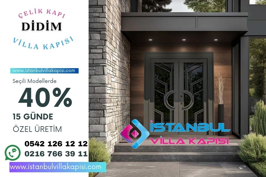 ```Html
≪H1≫Didim Villa Kapısı Siparişi Emir Çelik Kapı Güvencesi≪/H1≫

≪P≫Didim'De Villa Kapısı Seçimi, Evinizin Güvenliği Ve Estetiği Açısından Büyük Önem Taşır. Didim'Deki Villa Kapı Modelleri, Geniş Bir Yelpazede Sunulmaktadır Ve Her Biri Farklı Ihtiyaçlara Hitap Etmektedir. Özellikle Kompozit Villa Kapısı Seçenekleri, Dayanıklılık Ve Şıklığı Bir Arada Sunar. Dış Iklim Koşullarına Dayanıklı Çelik Kapılar, Didim'Deki Ev Sahiplerinin Tercihlerinde Ön Plana Çıkar. Bu Kapılar, Yüksek Güvenlik Standartlarını Karşılarken, Estetik Açıdan Da Evinize Değer Katar.≪/P≫

≪P≫Emir Çelik Kapı, Türkiye'Nin En Iyi Villa Kapısı Üretici Firması Olarak, Didim'Deki Villa Kapısı Siparişlerinde Üstün Hizmet Sunmaktadır. Üretici Firma Olmanın Getirdiği Avantajla, En Kaliteli Villa Kapılarını En Uygun Fiyatlarla Bölge Halkına Ulaştırmaktadır. Villa Kapısı Modelleri Arasında Seçim Yaparken, Didim'Deki Iklim Koşullarını Göz Önünde Bulundurmak Önemlidir. Özellikle Kompozit Villa Kapıları, Dayanıklı Yapıları Sayesinde Uzun Ömürlü Kullanım Sunar. Dış Iklim Çelik Kapıları Ise, Didim'In Değişken Hava Şartlarına Karşı Mükemmel Bir Koruma Sağlar. Bu Modeller, Hem Güvenlik Hem De Estetik Açısından Üstün Özellikler Taşır. Didim'De Villa Kapısı Arayışında Olanlar Için, Farklı Materyallerden Yapılmış Ve Çeşitli Tasarımlara Sahip Birçok Seçenek Bulunmaktadır.≪/P≫

≪P≫Didim'Deki Villa Kapısı Fiyatları, Seçilen Modelin Malzemesine, Tasarımına Ve Ek Özelliklerine Bağlı Olarak Değişiklik Göstermektedir. Emir Çelik Kapı, Kaliteli Üretim Ve Müşteri Memnuniyeti Odaklı Hizmet Anlayışı Ile Kompozit Villa Kapıları Ve Dış Iklim Çelik Kapıları Gibi Birçok Seçenek Sunar. Dayanıklılık Ve Düşük Bakım Gereksinimleri Nedeniyle Genellikle Tercih Edilen Kompozit Villa Kapıları, Fiyat Açısından Da Uygun Seçenekler Sunar. Yüksek Güvenlik Sağlayan Ve Estetik Görünümleri Ile Öne Çıkan Dış Iklim Çelik Kapıları, Yatırım Değeri Taşır. Didim'De Villa Kapısı Satın Alırken, Emir Çelik Kapı'Nın Sunduğu Avantajları Değerlendirerek, Bütçenize Ve Ihtiyaçlarınıza En Uygun Seçeneği Bulabilirsiniz. En Kaliteli Ve Uygun Fiyatlı Villa Kapısı Için Emir Çelik Kapı'Nın Üstün Hizmetinin Farkını Yaşayın.≪/P≫
```