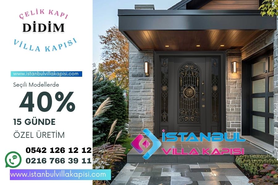 ```Html
≪H1≫Didim Villa Kapısı Siparişi Emir Çelik Kapı Güvencesi≪/H1≫

≪P≫Didim'De Villa Kapısı Seçimi, Evinizin Güvenliği Ve Estetiği Açısından Büyük Önem Taşır. Didim'Deki Villa Kapı Modelleri, Geniş Bir Yelpazede Sunulmaktadır Ve Her Biri Farklı Ihtiyaçlara Hitap Etmektedir. Özellikle Kompozit Villa Kapısı Seçenekleri, Dayanıklılık Ve Şıklığı Bir Arada Sunar. Dış Iklim Koşullarına Dayanıklı Çelik Kapılar, Didim'Deki Ev Sahiplerinin Tercihlerinde Ön Plana Çıkar. Bu Kapılar, Yüksek Güvenlik Standartlarını Karşılarken, Estetik Açıdan Da Evinize Değer Katar.≪/P≫

≪P≫Emir Çelik Kapı, Türkiye'Nin En Iyi Villa Kapısı Üretici Firması Olarak, Didim'Deki Villa Kapısı Siparişlerinde Üstün Hizmet Sunmaktadır. Üretici Firma Olmanın Getirdiği Avantajla, En Kaliteli Villa Kapılarını En Uygun Fiyatlarla Bölge Halkına Ulaştırmaktadır. Villa Kapısı Modelleri Arasında Seçim Yaparken, Didim'Deki Iklim Koşullarını Göz Önünde Bulundurmak Önemlidir. Özellikle Kompozit Villa Kapıları, Dayanıklı Yapıları Sayesinde Uzun Ömürlü Kullanım Sunar. Dış Iklim Çelik Kapıları Ise, Didim'In Değişken Hava Şartlarına Karşı Mükemmel Bir Koruma Sağlar. Bu Modeller, Hem Güvenlik Hem De Estetik Açısından Üstün Özellikler Taşır. Didim'De Villa Kapısı Arayışında Olanlar Için, Farklı Materyallerden Yapılmış Ve Çeşitli Tasarımlara Sahip Birçok Seçenek Bulunmaktadır.≪/P≫

≪P≫Didim'Deki Villa Kapısı Fiyatları, Seçilen Modelin Malzemesine, Tasarımına Ve Ek Özelliklerine Bağlı Olarak Değişiklik Göstermektedir. Emir Çelik Kapı, Kaliteli Üretim Ve Müşteri Memnuniyeti Odaklı Hizmet Anlayışı Ile Kompozit Villa Kapıları Ve Dış Iklim Çelik Kapıları Gibi Birçok Seçenek Sunar. Dayanıklılık Ve Düşük Bakım Gereksinimleri Nedeniyle Genellikle Tercih Edilen Kompozit Villa Kapıları, Fiyat Açısından Da Uygun Seçenekler Sunar. Yüksek Güvenlik Sağlayan Ve Estetik Görünümleri Ile Öne Çıkan Dış Iklim Çelik Kapıları, Yatırım Değeri Taşır. Didim'De Villa Kapısı Satın Alırken, Emir Çelik Kapı'Nın Sunduğu Avantajları Değerlendirerek, Bütçenize Ve Ihtiyaçlarınıza En Uygun Seçeneği Bulabilirsiniz. En Kaliteli Ve Uygun Fiyatlı Villa Kapısı Için Emir Çelik Kapı'Nın Üstün Hizmetinin Farkını Yaşayın.≪/P≫
```